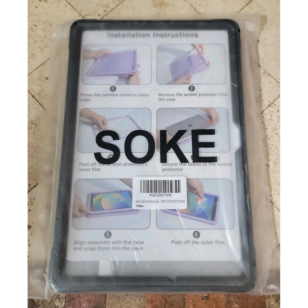 Soke Case for Galaxy Tab A11+ Plus /A9+ 11-Inch, with Screen Protector